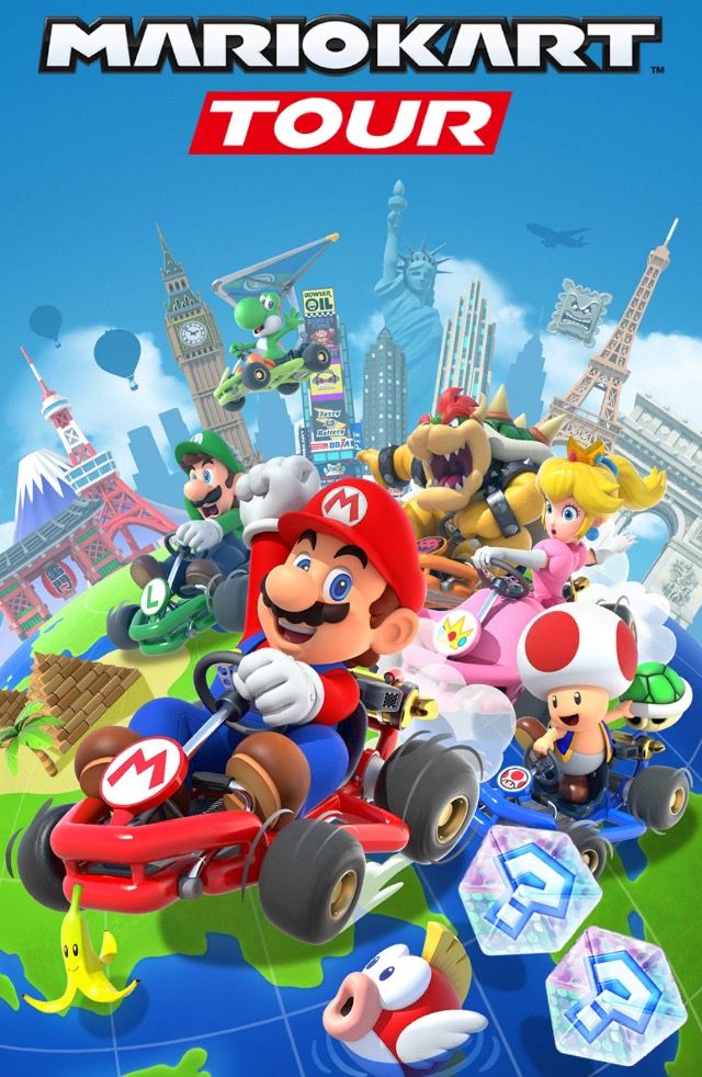 cara bermain mario kart tour