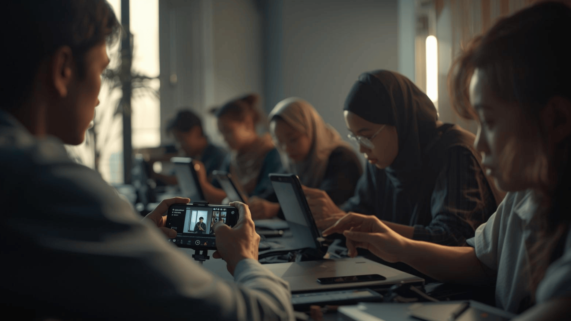 Kreator mengedit video untuk TikTok